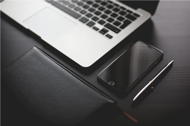 Black Styled Office Devices