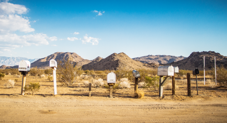 Mail Boxes On The Way To Grand Canyon