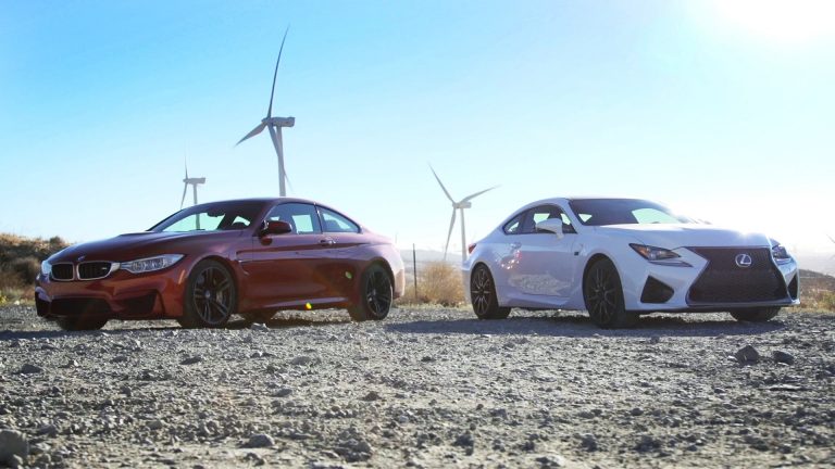 BMW M4 vs 5 Lexus RC
