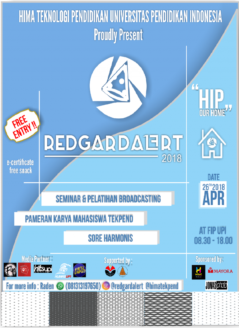 “Hip Our Home”, menjadi tema even tahunan REDGARDALERT 2018