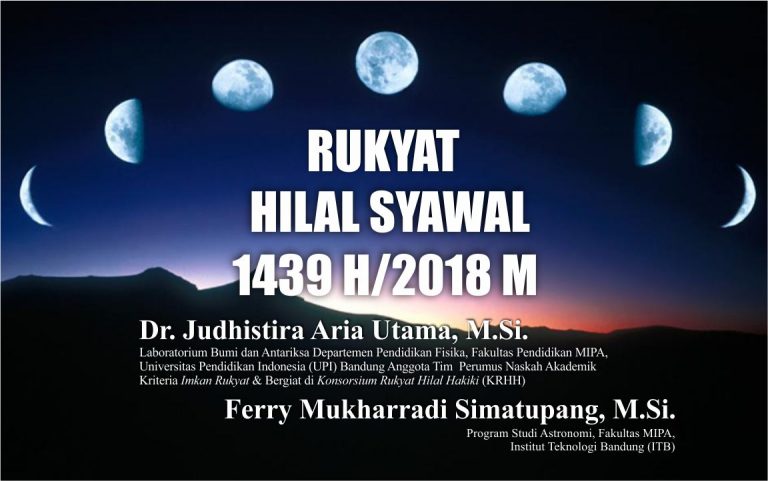 AKANKAH HILAL SYAWAL 1439 H/2018 M DAPAT DIRUKYAT?