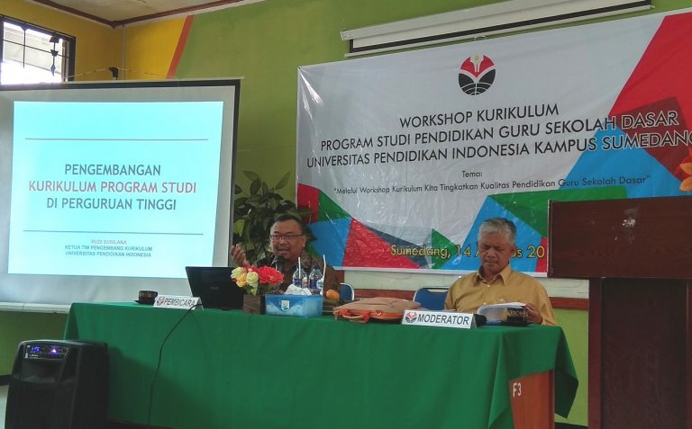 UPI Kampus Sumedang Gelar Workshop Kurikulum Prodi PGSD