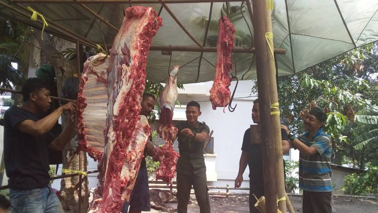 Menwa UPI Sukseskan Kepanitiaan Idul Adha 1943 H