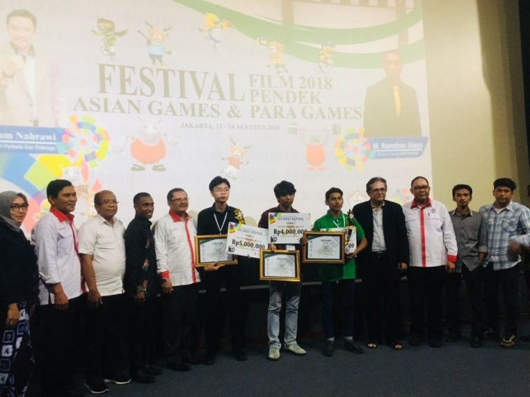 Mahasiswa Pendidikan Seni Rupa Raih Juara Pertama Festival Film Pendek Asian Games 2018