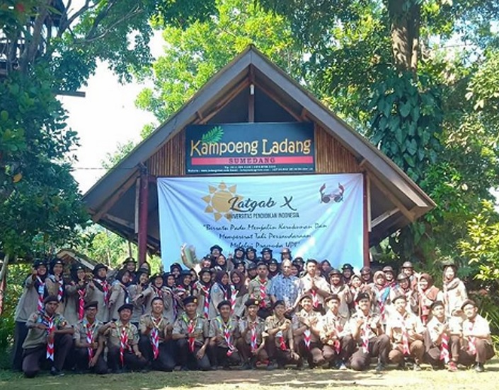 Pramuka UPI Sukseskan Latihan Gabungan Pramuka se-UPI
