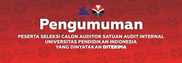 Peserta Seleksi Calon Auditor SAI UPI yang Dinyatakan Diterima