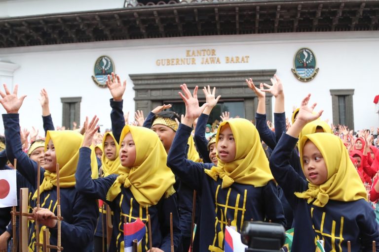 Gelaran Angklung’s Day 2018 Cetak Rekor Dunia