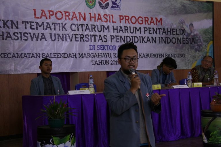 Mahasiswa UPI Laporkan Hasil Program KKN Tematik Citarum Harum Pentahelix