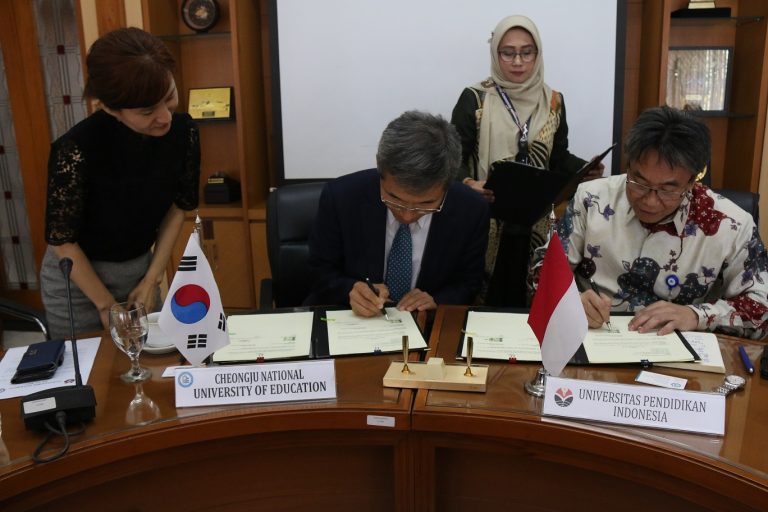 UPI dan Cheongju National University of Education Tandatangani Nota Kesepahaman