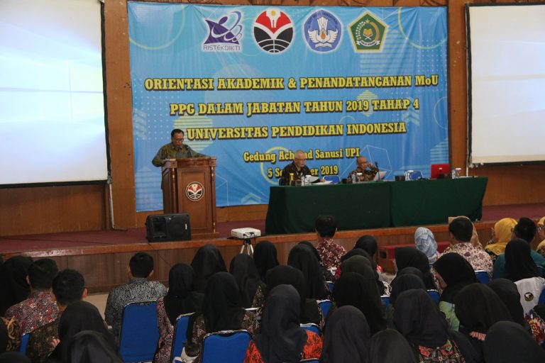 834 Guru Peserta PPG, Ikuti Orientasi Akademik dan Penandatanganan MoU PPG Dalam Jabatan Tahun 2019 Tahap IV UPI