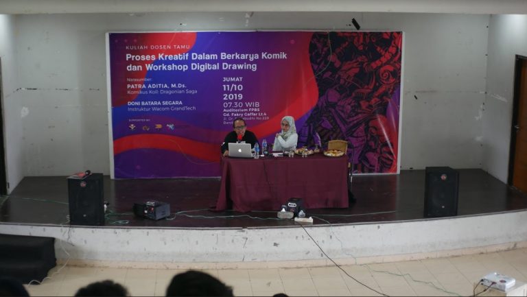 Creative Process in Comic Making  and  Digital Drawing Workshop by DKV – FPSD UPI