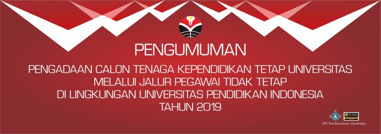 PENGUMUMAN PENGADAAN CALON TENAGA KEPENDIDIKAN TETAP UNIVERSITAS