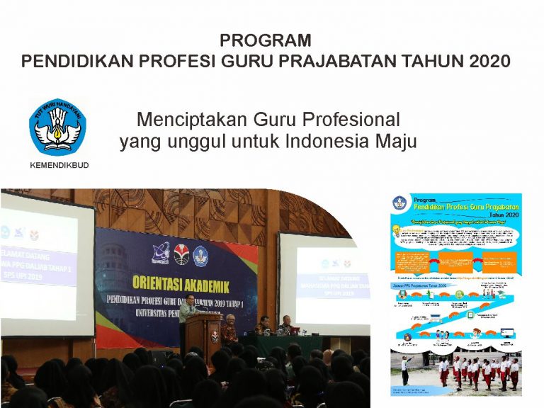 Seleksi Program PPG Prajabatan Tahun 2020