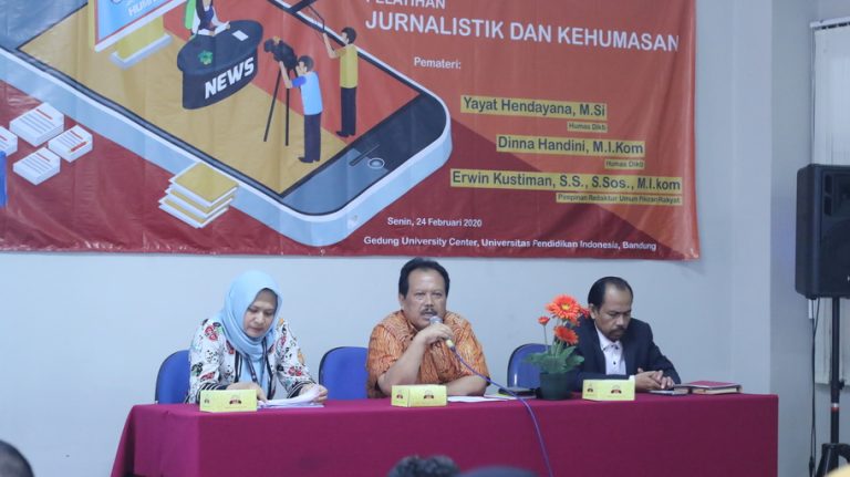 Humas UPI Berikan Edukasi Jurnalistik dan Kehumasan
