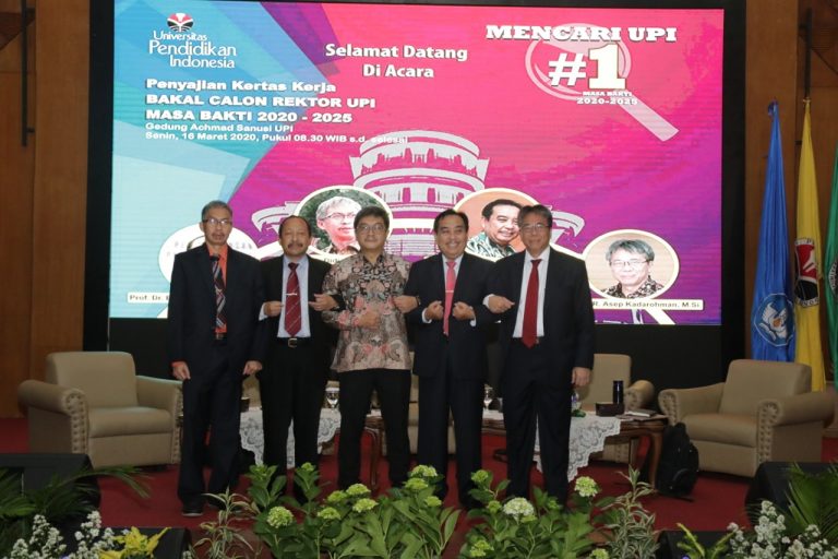 Presentation of Working Paper from the Prospective UPI Rector Candidates