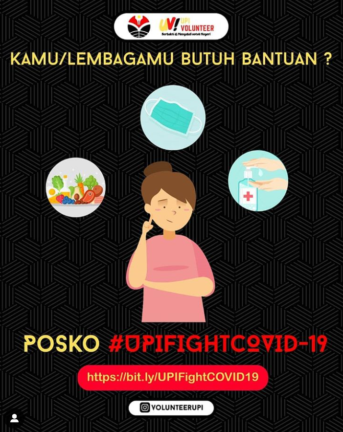 Against Covid-19: #MAHASISWAUPIPUNYAPERAN #VOLUNTEERUPI