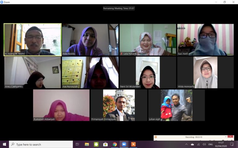 Prodi IEKI Selenggarakan Pembelajaran dan Rapat Daring