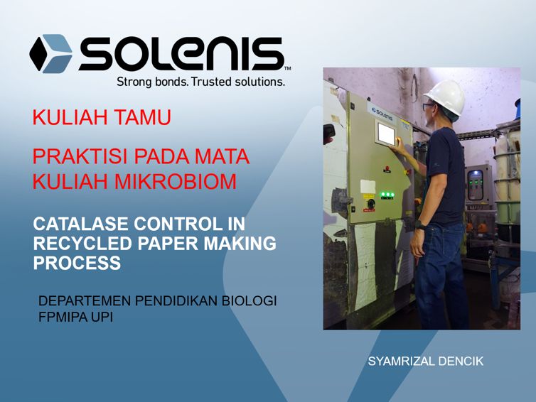 Kuliah Tamu Biologi Kelautan dan Mikrobiom