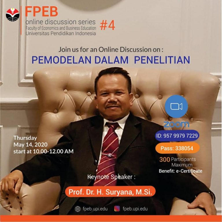 FPEB Online Discussion : Pemodelan dalam Penelitian