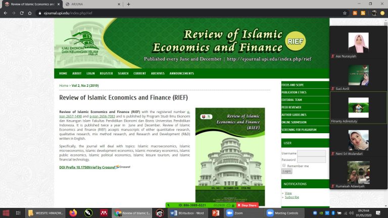 FPEB AJUKAN AKREDITASI JURNAL NASIONAL KE-10 UNTUK JURNAL RIEF PRODI ILMU EKONOMI DAN KEUANGAN ISLAM