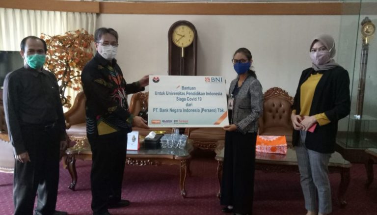 BNI Berikan Bantun untuk UPI Siaga Covid-19
