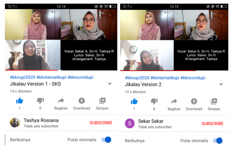 KKN Covid-19 UPI Kampung Pasir Angin Manfaatkan Media Sosial Hingga Aransemen Lagu