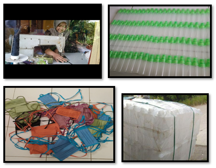 KKN Covid-19 UPI Sukses Produksi dan Distribusi APD di Karangkamiri, Pangandaran