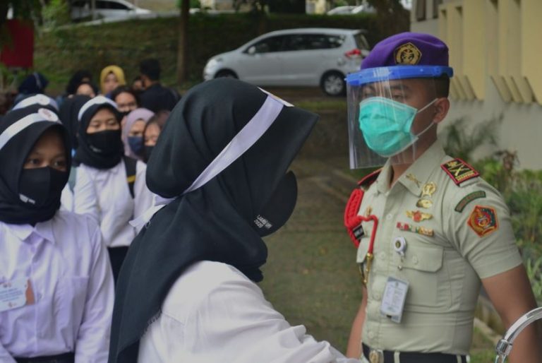 Menwa Jaga Kedisiplinan Penerapan Protokol Kesehatan dan Lancarkan Mokaku 2020