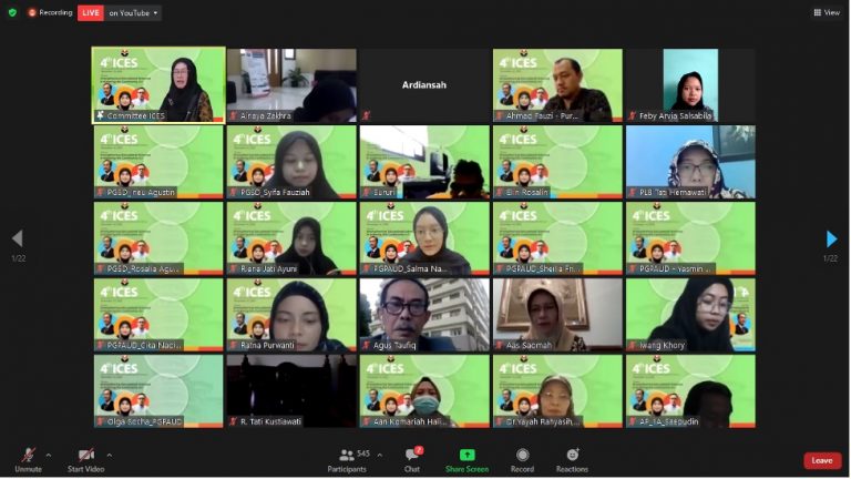 Konferensi International 4th ICES 2020 Sukses Terlaksana