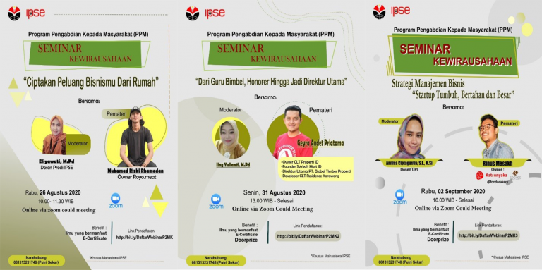 ANTUSIASME MAHASISWA BERLATAR BELAKANG SAINS BELAJAR MENJADI ENTREPRENEUR DI TENGAH PANDEMI COVID-19