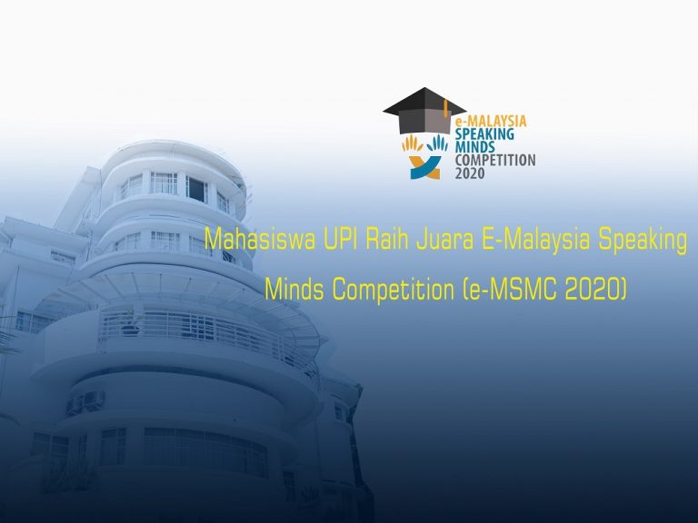 Mahasiswa UPI Raih Juara E-Malaysia Speaking Minds Competition (e-MSMC 2020)
