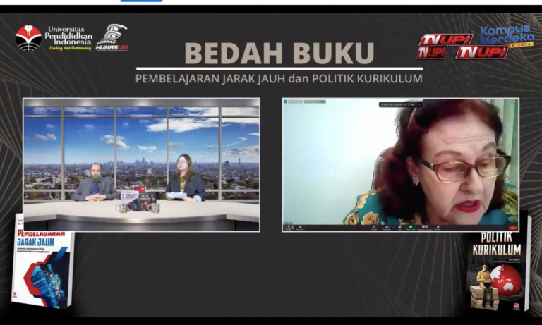 TV UPI Selenggarakan Bedah Buku Pembelajaran Jarak Jauh dan Politik Kurikulum