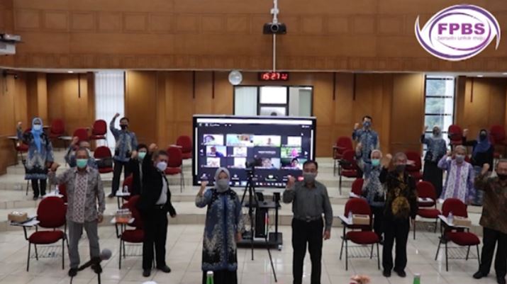 Dekan FPBS Paparkan Renstra FPBS 2021-2025 pada Kunjungan Pimpinan Universitas