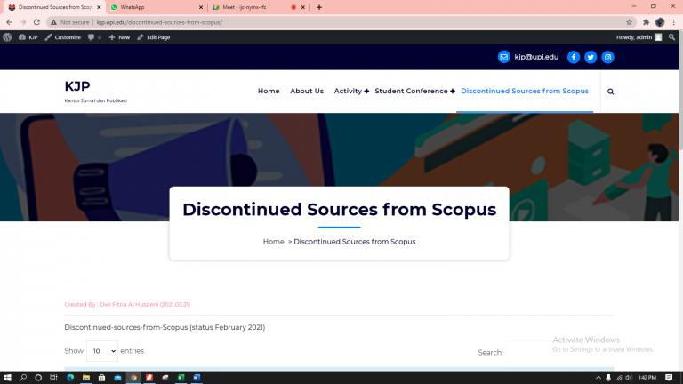 Kantor Jurnal dan Publikasi Universitas Pendidikan Indonesia Luncurkan Search Engine Discontinue dari Data Scopus