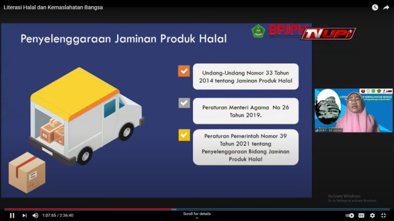 Pusat Halal UPI Bahas Regulasi Produk Halal dan Halal Life Style di Eropa