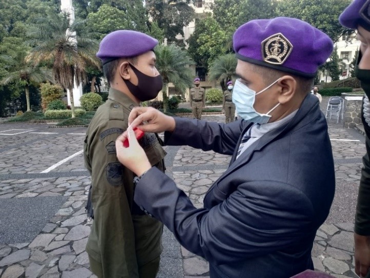 Menwa Yon XI/UPI/RP Gelar Kursus Dinas Staf