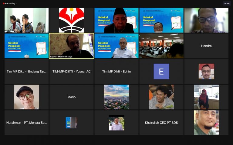 VCDLN Karya Prof. Deni Darmawan dan Tim Jalani Verifikasi Kelayakan Program Matching Fund