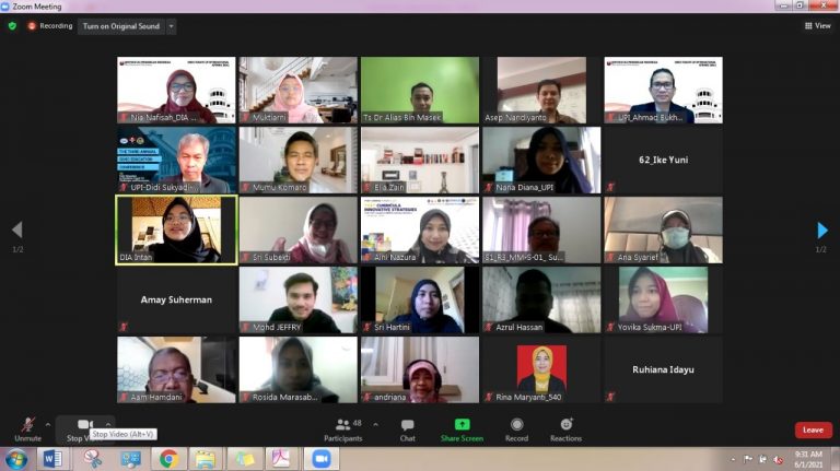 Directorate of International Affairs, Divisi Pengembangan Program International, dan Kantor Jurnal Publikasi  selenggarakan Faculty Exchange antara UPI dan UTHM