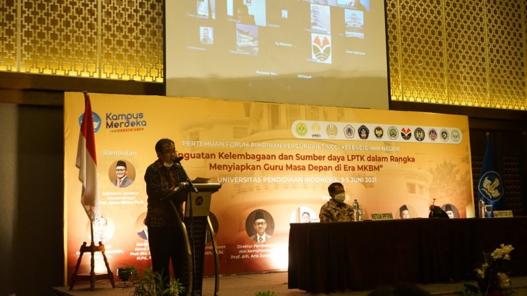 UPI Sukseskan Penyelenggaraan Forum Pimpinan Perguruan Tinggi Kependidikan Negeri Tahun 2021