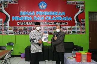 VCDLN-TVUPI Disambut Hangat Dinas Pendidikan Kab. Pangandaran
