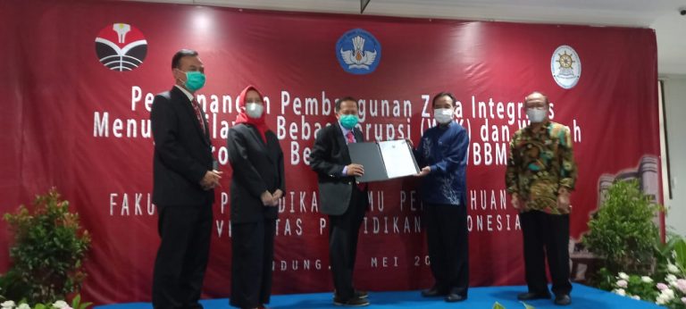 FPIPS UPI Berhasil ditetapkan Sebagai Lembaga Wilayah Bebas dari Korupsi (WBK)