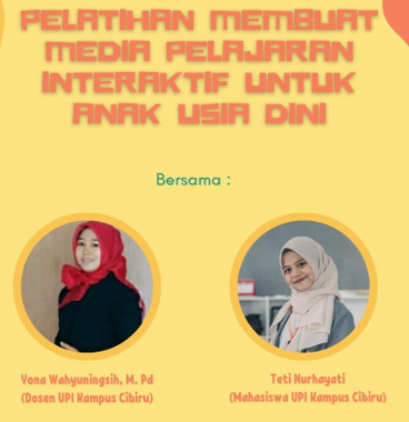 KKN Tematik UPI 2021: Selenggarakan Pelatihan Media Pembelajaran Interaktif bagi Guru TK