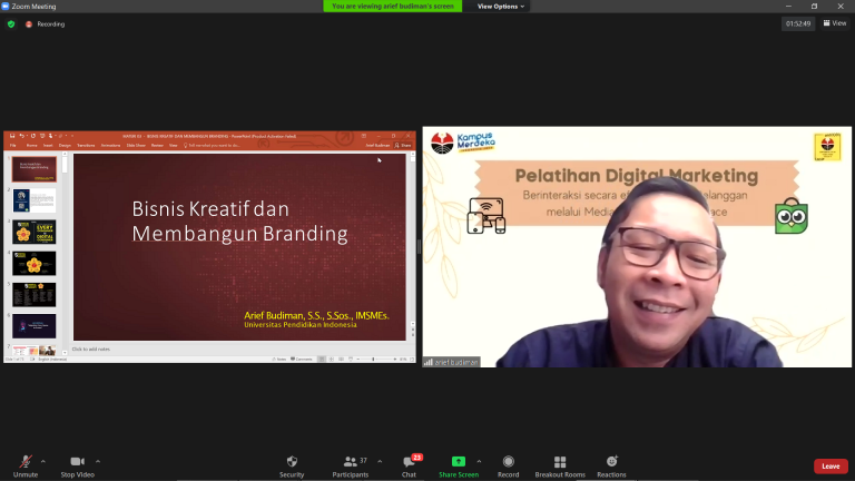 Kolaborasi Tim KKN Tematik dan Prodi Kewirausahaan UPI Kampus Tasikmalaya Selenggarakan Pelatihan Digital Entrepreneurship Bagi UMKM dan BUMDES di 30 Desa