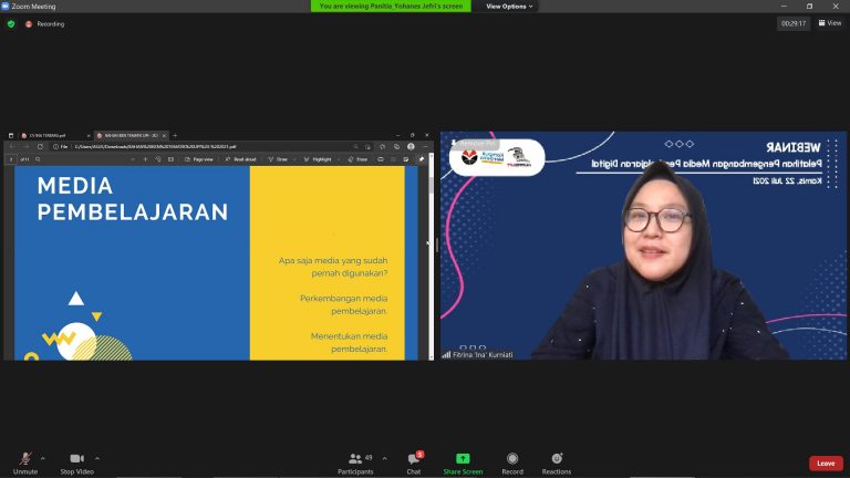 Kolaborasi Tim KKN Tematik, Humas dan LPPM UPI Selenggarakan Pelatihan  Pengembangan Media Pembelajaran Daring Bagi Guru