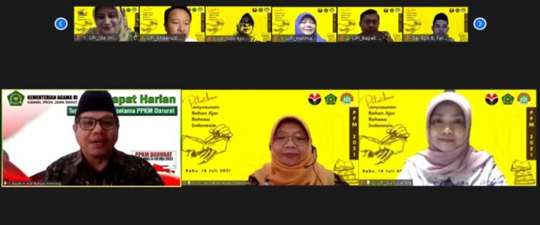 Departemen Pendidikan Bahasa dan Sastra Indonesia, FPBS, UPI Selenggarakan PkM di Kalangan Guru MA dan MTs Se-Jabar