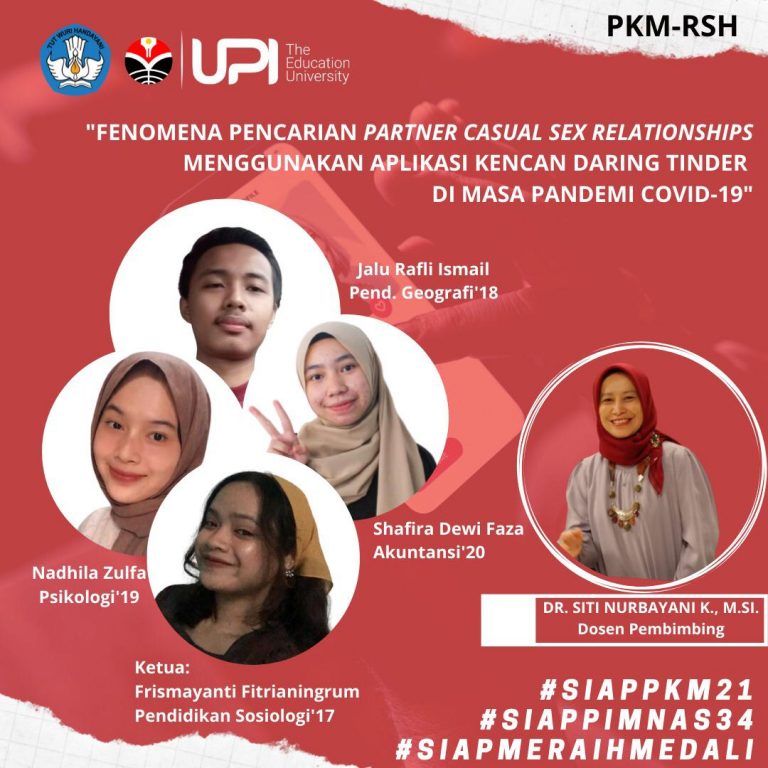 Tim Riset PKM-RSH UPI: Aplikasi Kencan Daring Digunakan untuk Menemukan Partner Seks