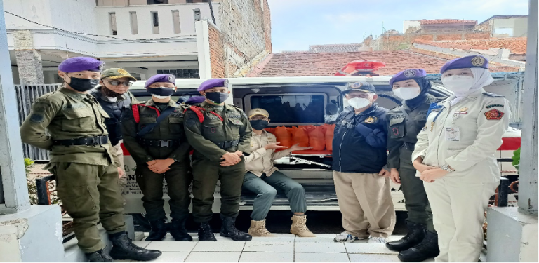 Menwa Batalyon XI UPI Peduli di Masa Pemberlakuan Pembatasan Kegiatan Masyarakat