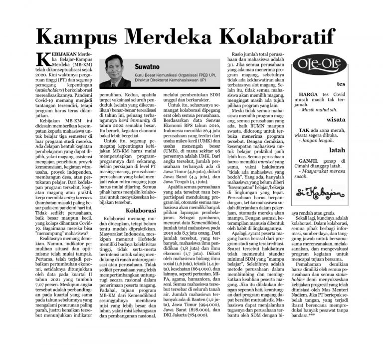 KAMPUS MERDEKA KOLABORATIF