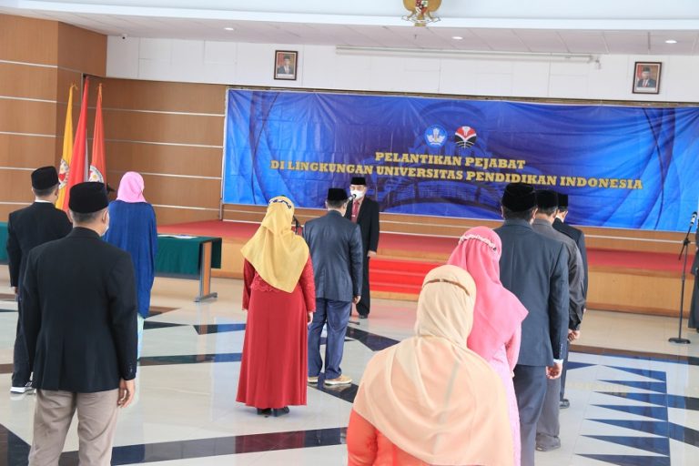 Pelantikan Pejabat dilingkungan UPI Tahun 2021