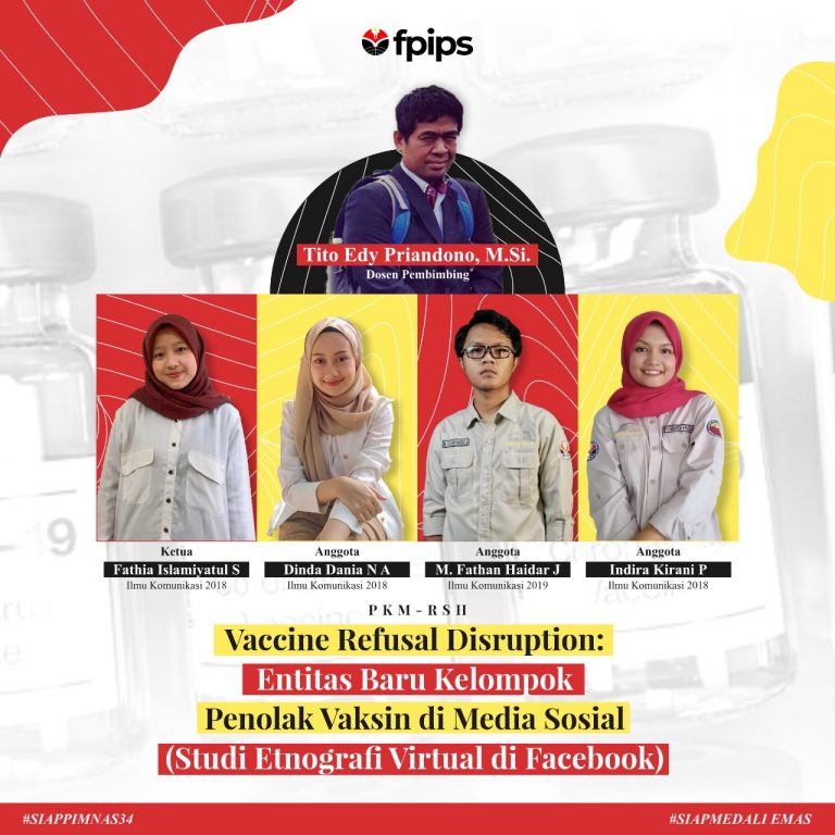 Mahasiswa UPI Ungkap Motif Penolakan Vaksin Covid-19 di Facebook